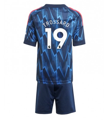 Arsenal Leandro Trossard #19 Replika Babytøj Udebanesæt Børn 2025-26 Kortærmet (+ Korte bukser)